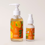 Luma & Leaf Get It Bright duo: Hydraglow Gel Cleanser and Afterglow Vitamin C Serum