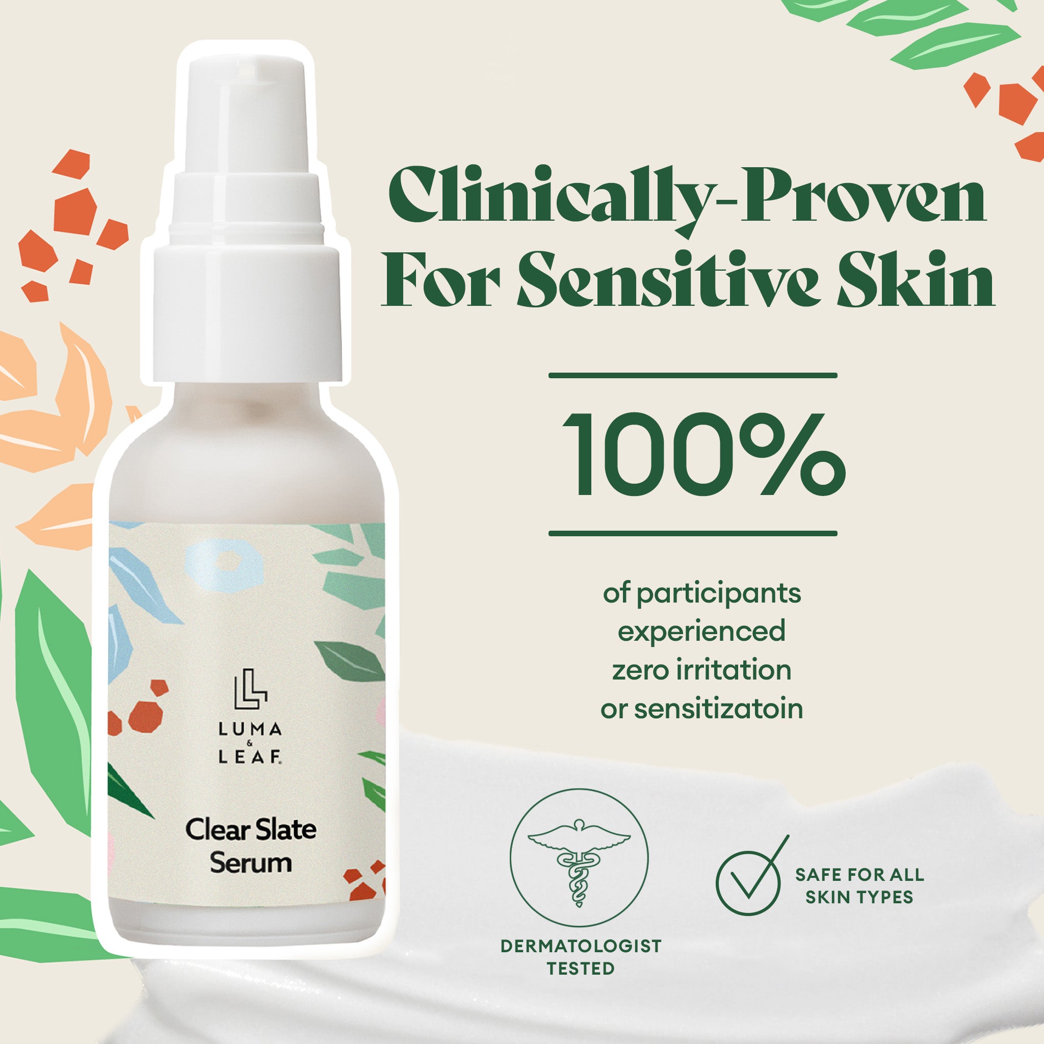 Bakuchiol + Aloe Clearing Serum | Acne Blemish Treatment