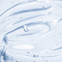 Close-up of a water gel, highlighting its smooth texture