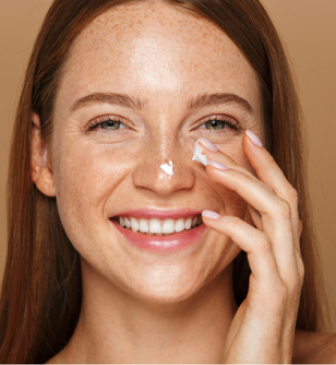 Cream for the look of uneven skin tone and dark spots