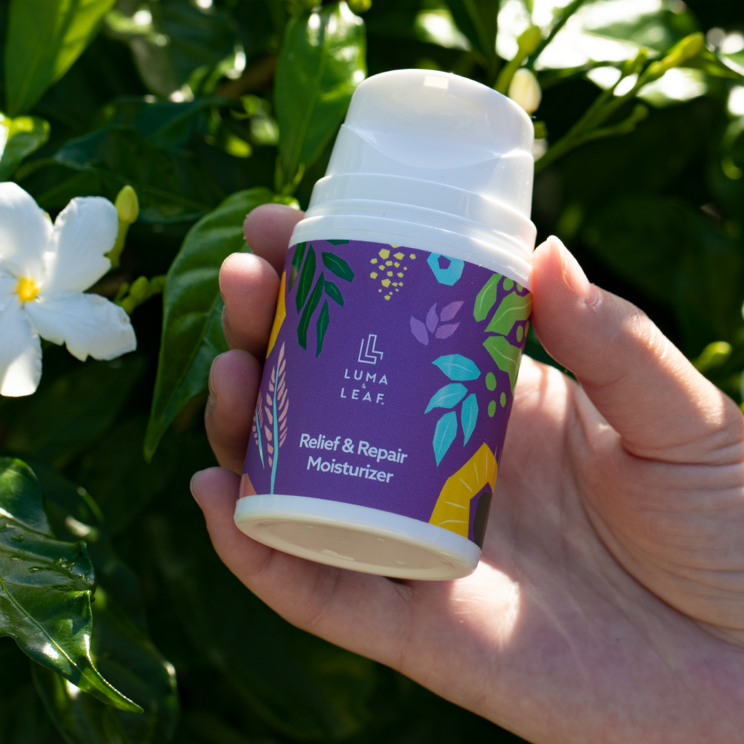 Relief and Repair all natural face moisturizer with wild oats and shea butter