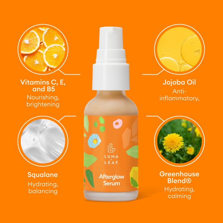 Afterglow vitamin C serum dropper detail