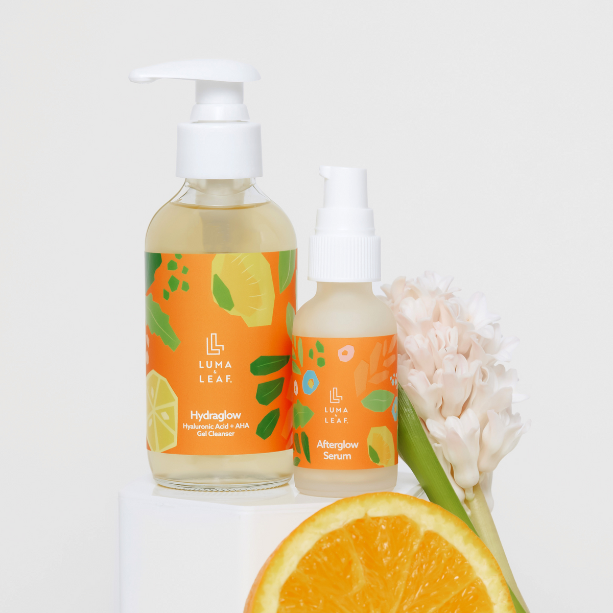 Get it Bright brightening skincare set packaging