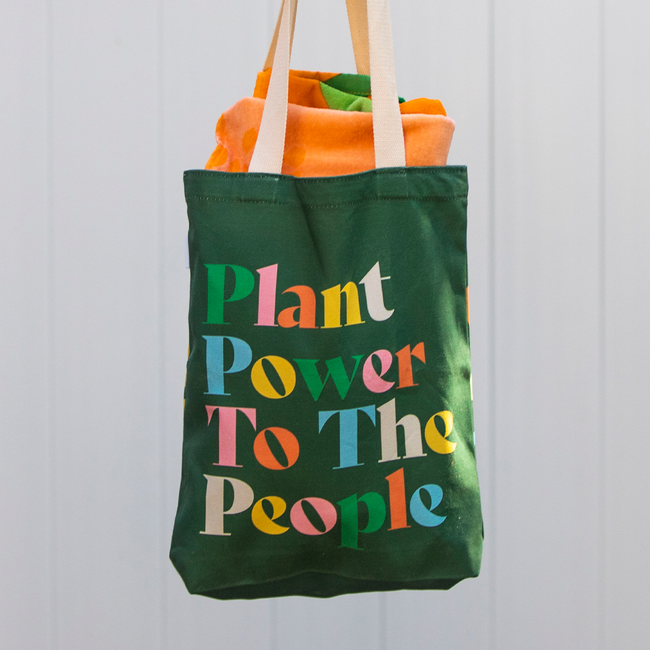 Free Plant Power Tote Bag